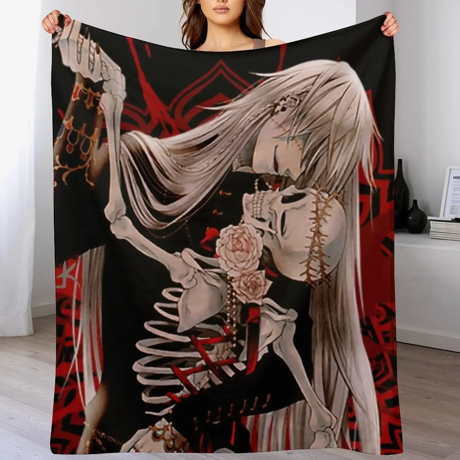 

Undertaker Black Butler Throw Blanket Kid'S Plaid Soft Plaid heavy to sleep Blankets