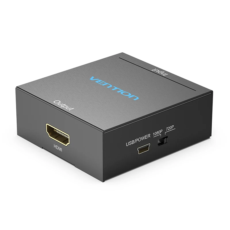Ventie AV NAAR HDMI Adapter HDTV 1080P Video Composiet Converter AV2HDMI RCA Naar HDTV CVSB L R Video scaler Converter Box