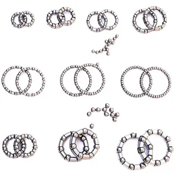 Road Bike Headset Bottom Bracket Axle Ball Bearing Retainer Carbon Steel Bicycle Replace Hub Crank Fork All Series Bikes Parts