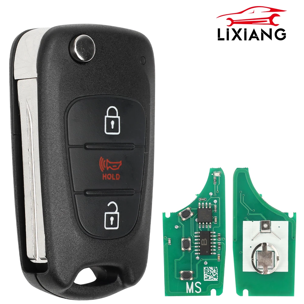 

2PCS Folding Remote Key Fob 315MHz Chip for Kia Rio 2012 2013 P/N: 95430-1W020 TQ8-RKE-3F02