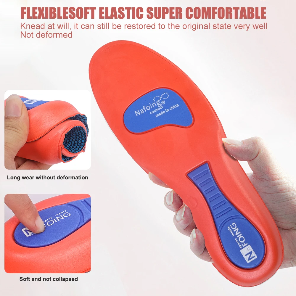 

Sport Insoles for Shoes Sole Shock Absorption Deodorant Breathable Cushion Running Insoles for Feet Unisex Orthopedic Insoles