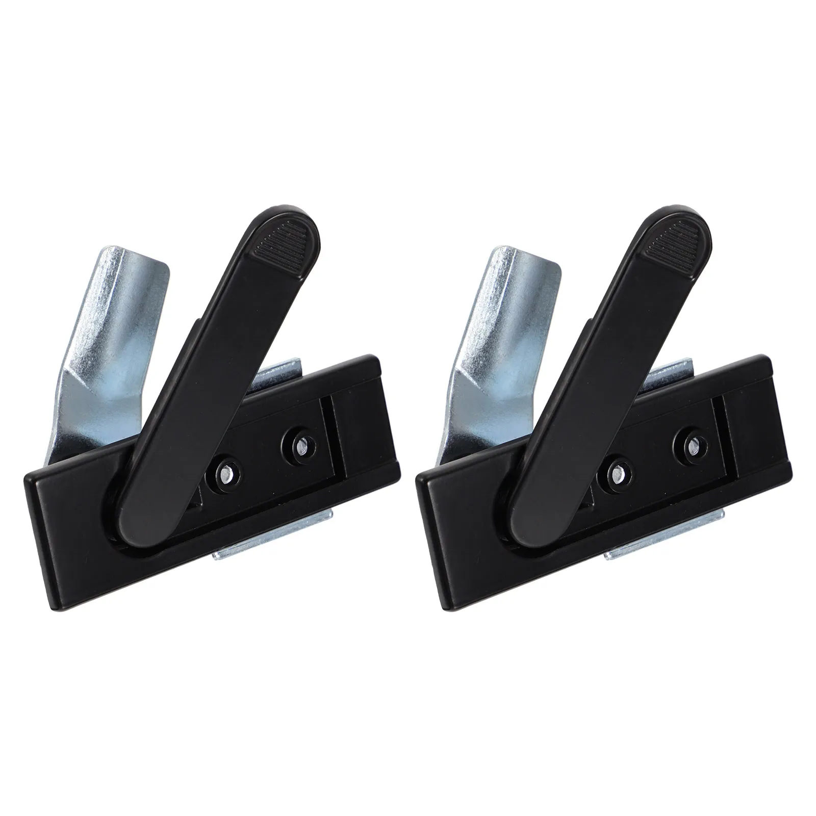 2Pcs Rotating Electrical Cabinet Lock Polished Edge Safe Touch Sturdy Structure Lightweight Aesthetic Design for Doors Cabinets