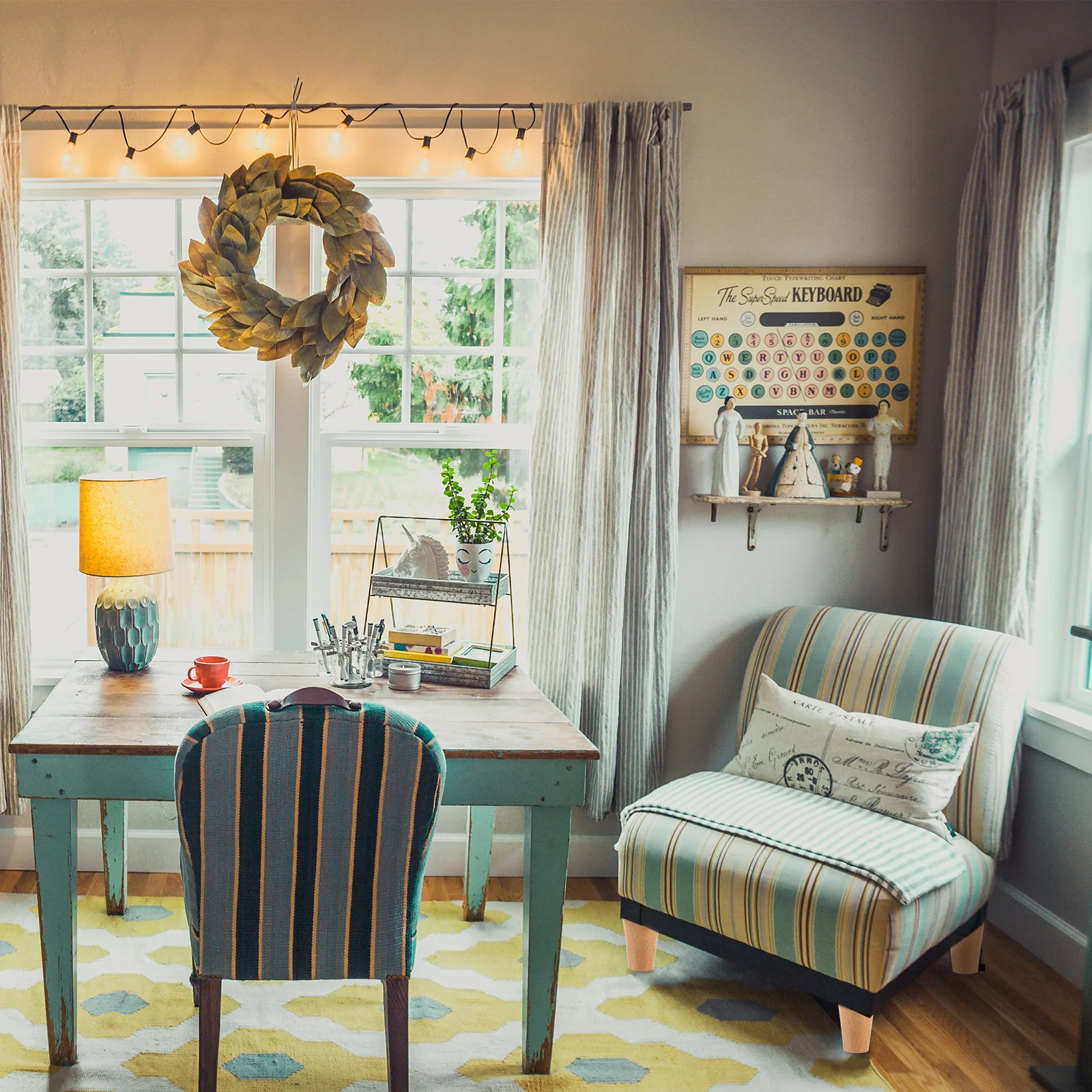 

4 set Solid Wood Furniture Legs Natural Tapered Table Feet For Sofa Chair Cabinet Durable Floor Protection Modern Style