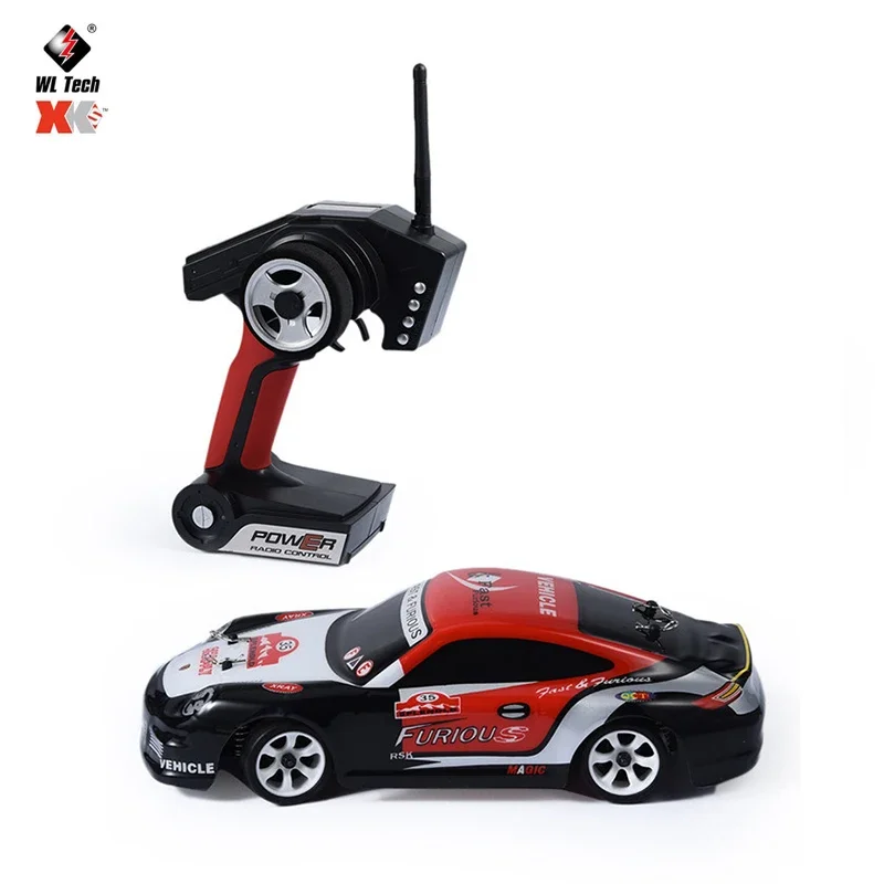 WLtoys K989 K969 zdalnie sterowana ładowarka samochodowa z napędem na cztery koła zabawki elektryczne Mini-samochód wyścigowy 1:28 szybki pojazd
