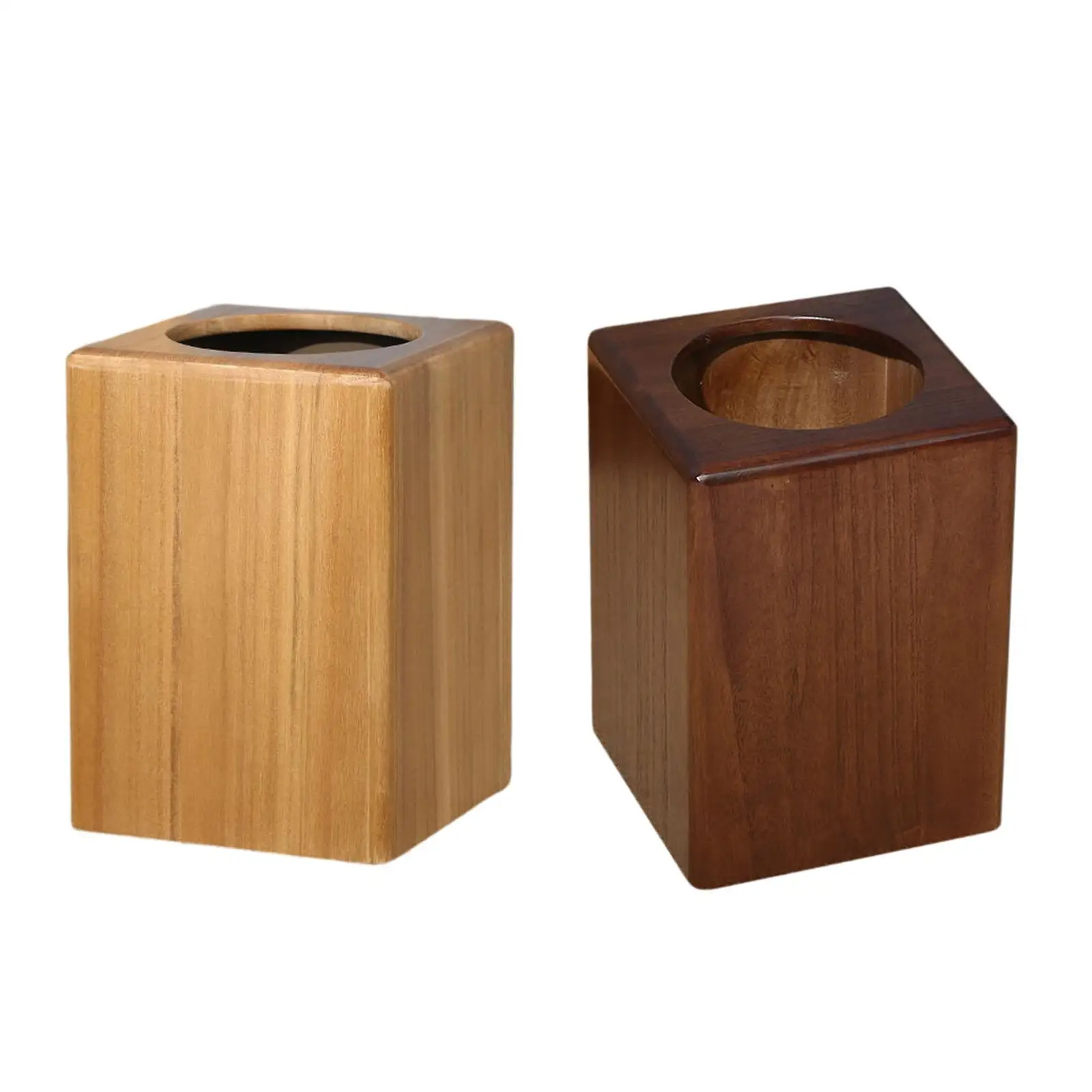 Trash Can Compact Rustic Minimalist Wastebasket Small Garbage Can Garbage Container for Office Hotel Bedroom Living Room Home