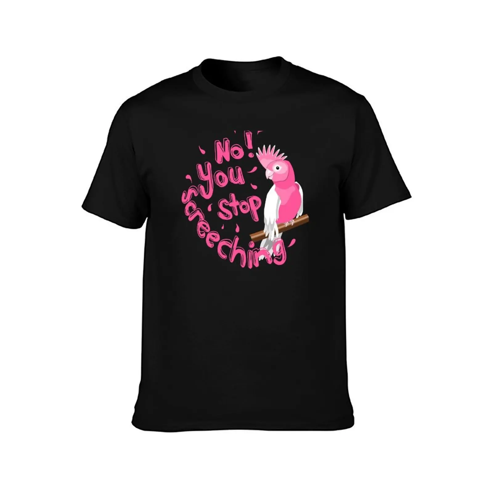 Screeching Galah T-Shirt Outdoor Work Short Sleeve Top T-Shirt