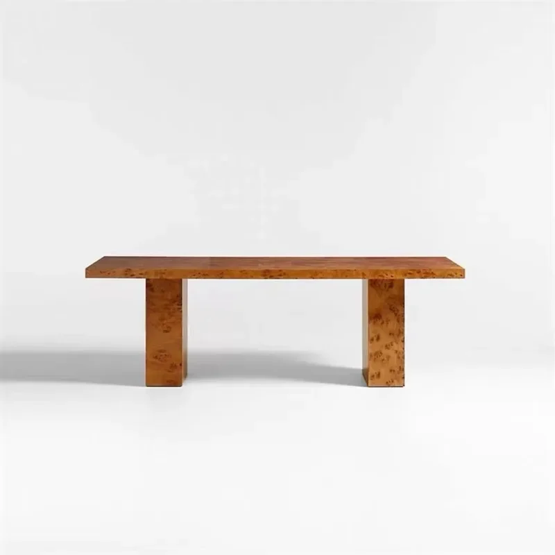 

Style solid wood bark coffee table, suitable for apartments, living rooms, hotels and cafes
