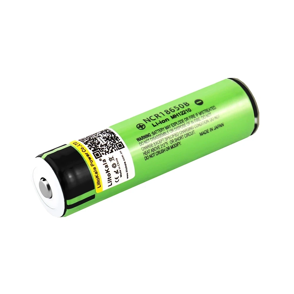 Gorący oryginalny LiitoKala 18650 3400 mah NCR18650B 3.7 v 3400 mah 18650 akumulator litowy do baterii latarki