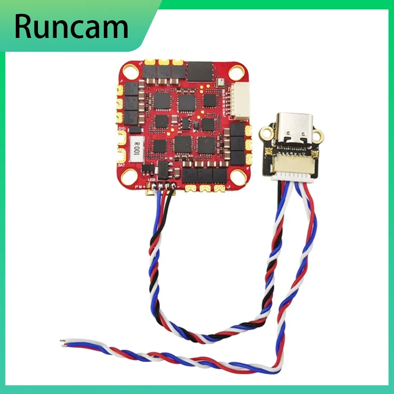 HAKRC F722 AIO Flight Controller Built-In 40A ESC STM32F722RET6 MPU6000 AT7456E OSD Barometer 5V/3A BEC Dual USB Droe
