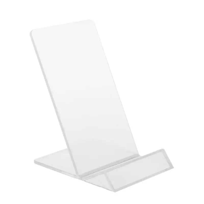 Phone Holder Tray Dasktop Acrylic Display Stand Mount Bracket Cradle Home Office