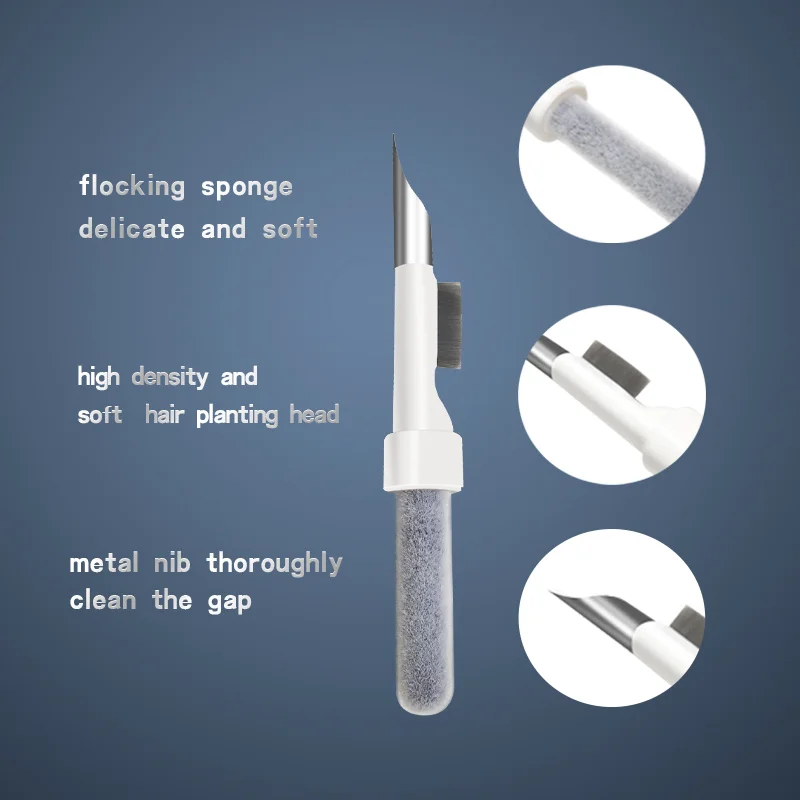 Wireless Bluetooth Headphone Cleaning Pen Durable Earbuds Case Cleaner Kit Clean Brush For AirPods Por Samsung Xiaomi Earphone view 5