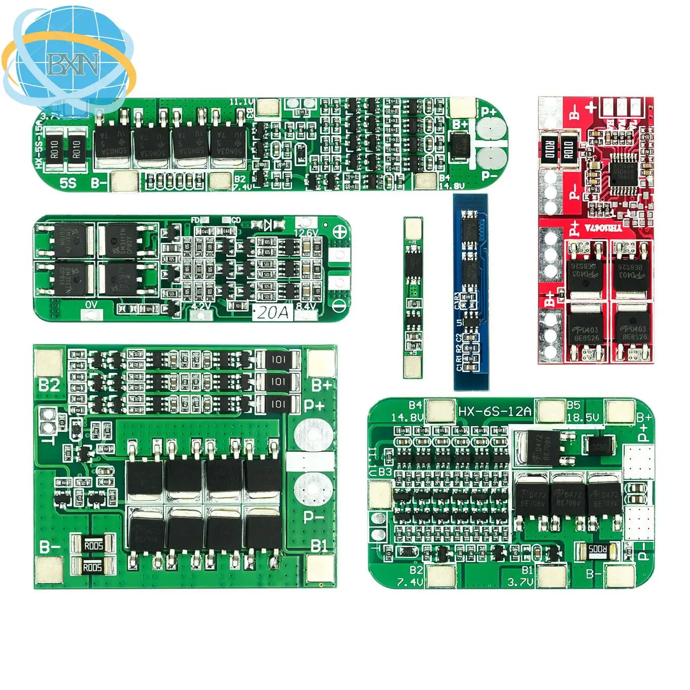 1S 2S 3S 4S 5S 6S 3A 20A 30A Li-ion Lithium Battery 18650 Charger PCB BMS Protection Board For Drill Motor Lipo Cell Module