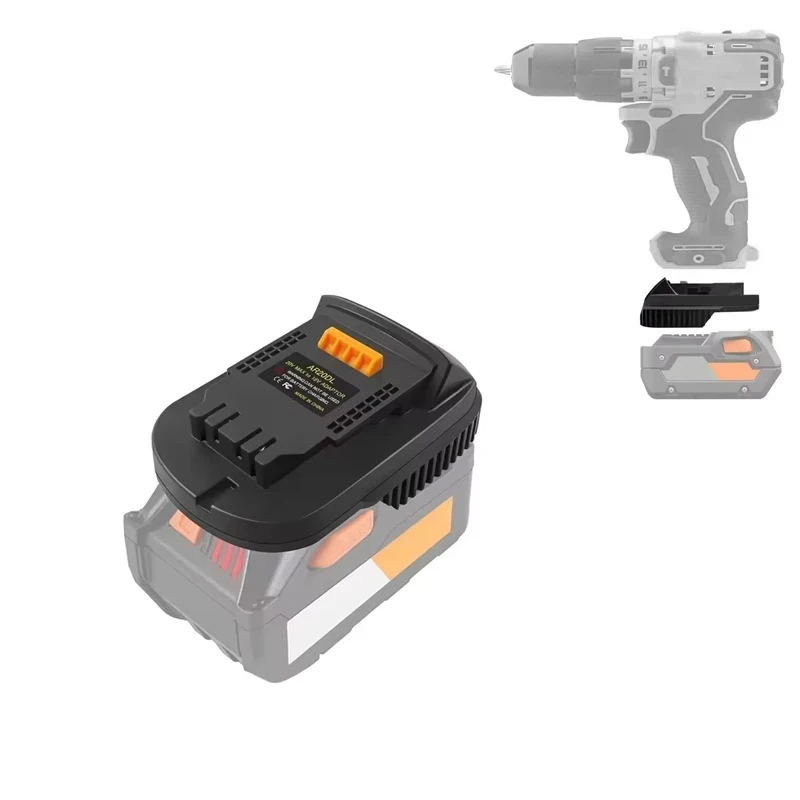 

Battery Adapter for RIDGID/AEG 18V Lithium Battery Converter to for Dewalt 18V 20V Lithium Battery Cordless Power Tool Drill