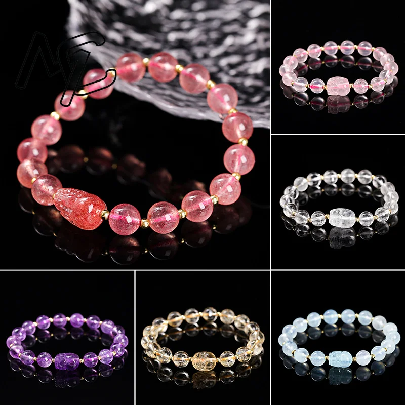 

Natural Jade Crystal Pixiu Bracelet Real Jewelry Gemstone Bead Yoga Bangle Sexy Young Girls Fashion Best Selling Holiday Gifts