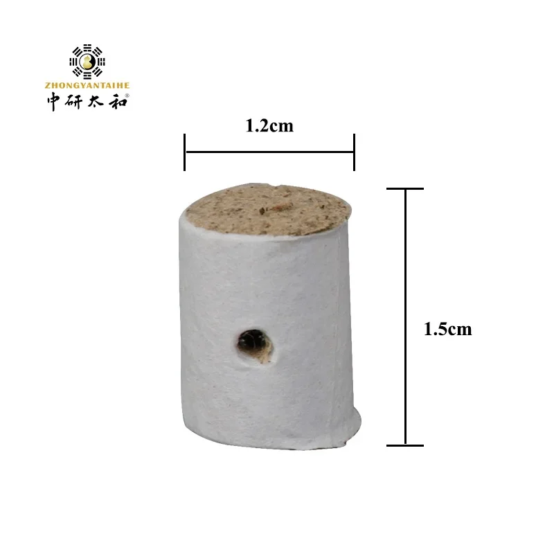 ZHONGYAN TAIHE Warm Moxibustion Moxa Stick 200 Pcs Original Pure Moxibustion Column Sticks Relief Knee Pain Relief 12X15mm