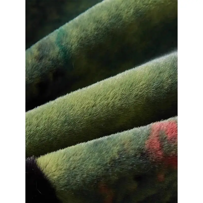 Cappotto invernale in pelliccia sintetica da donna nuova Giacca in cotone impiombato monopezzo in pelliccia sciolta