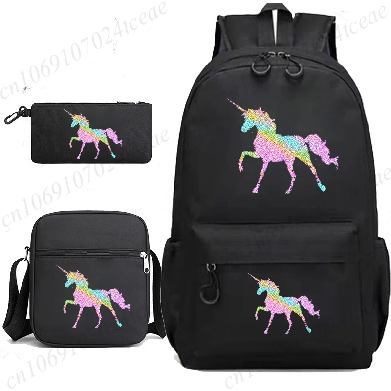 

Cosmic Watercolor Unicorn Anime Cartoon School Bags for Teenage Bagpack Back To School Backpack Back Pack for College Students