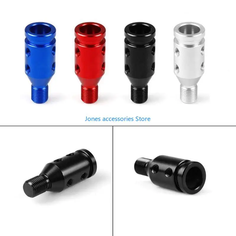 W8KD العالمي سيارة مقبض يدوي ناقل الحركة محول سبيكة التحول المقبض محول M12x1.25 الخيوط شيفتر مع وجع مسامير خراطيم #5