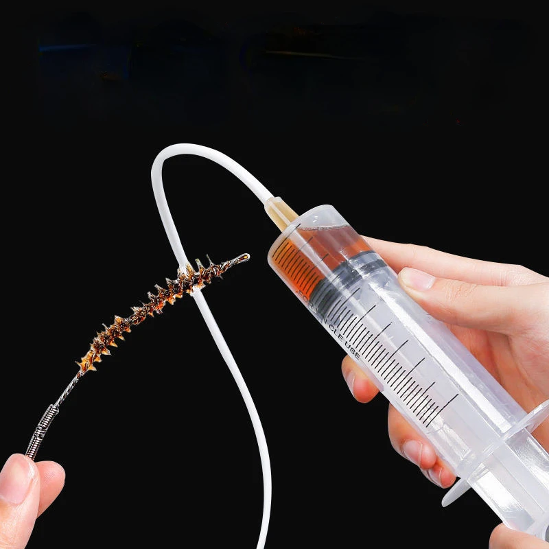 Refrigerator Cleaner Spiral Cleaning Brush Stainless Steel Pipe Clean Bendable Tube Water Line Unfreezing Kit Washing Supplies