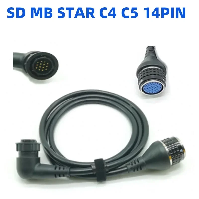 

C4 C5 Car Cable for MB STAR C4 14 Pin Cable Only Use for Benz Star C4 SD C4 14pin Connect Diagnostic Tool SD Connect Cable