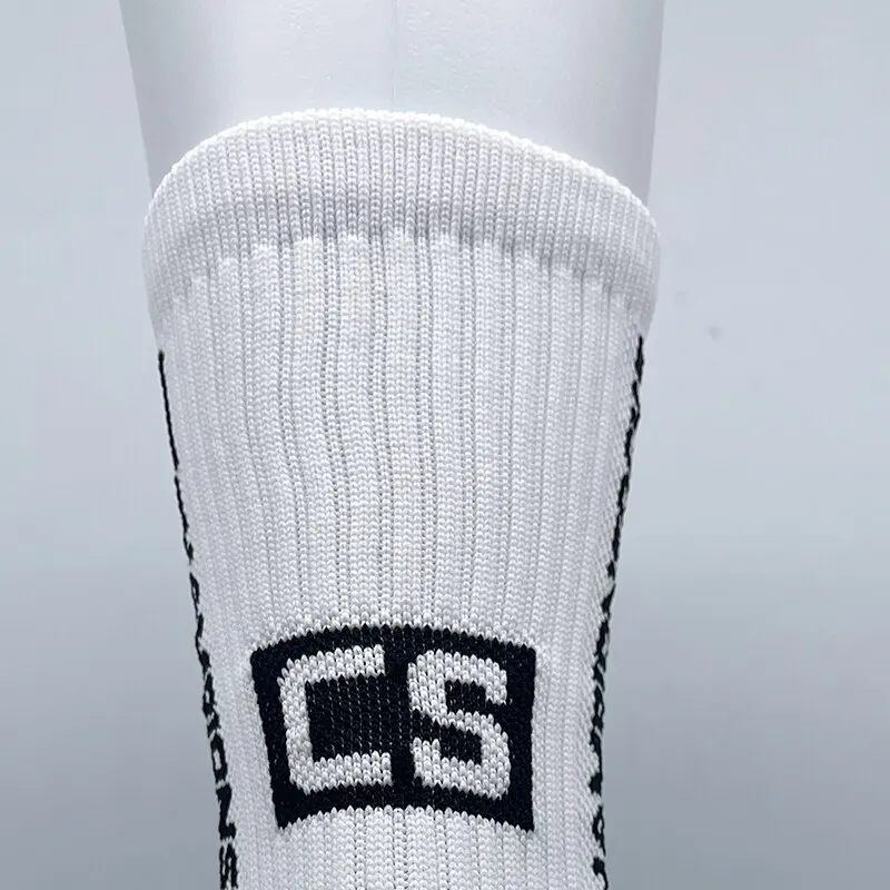 One Pair Adult 6 Colors Sports Series Socks Polyester Is Breathable Sweat-absorbing Football Socks at the Bottom of the Towel