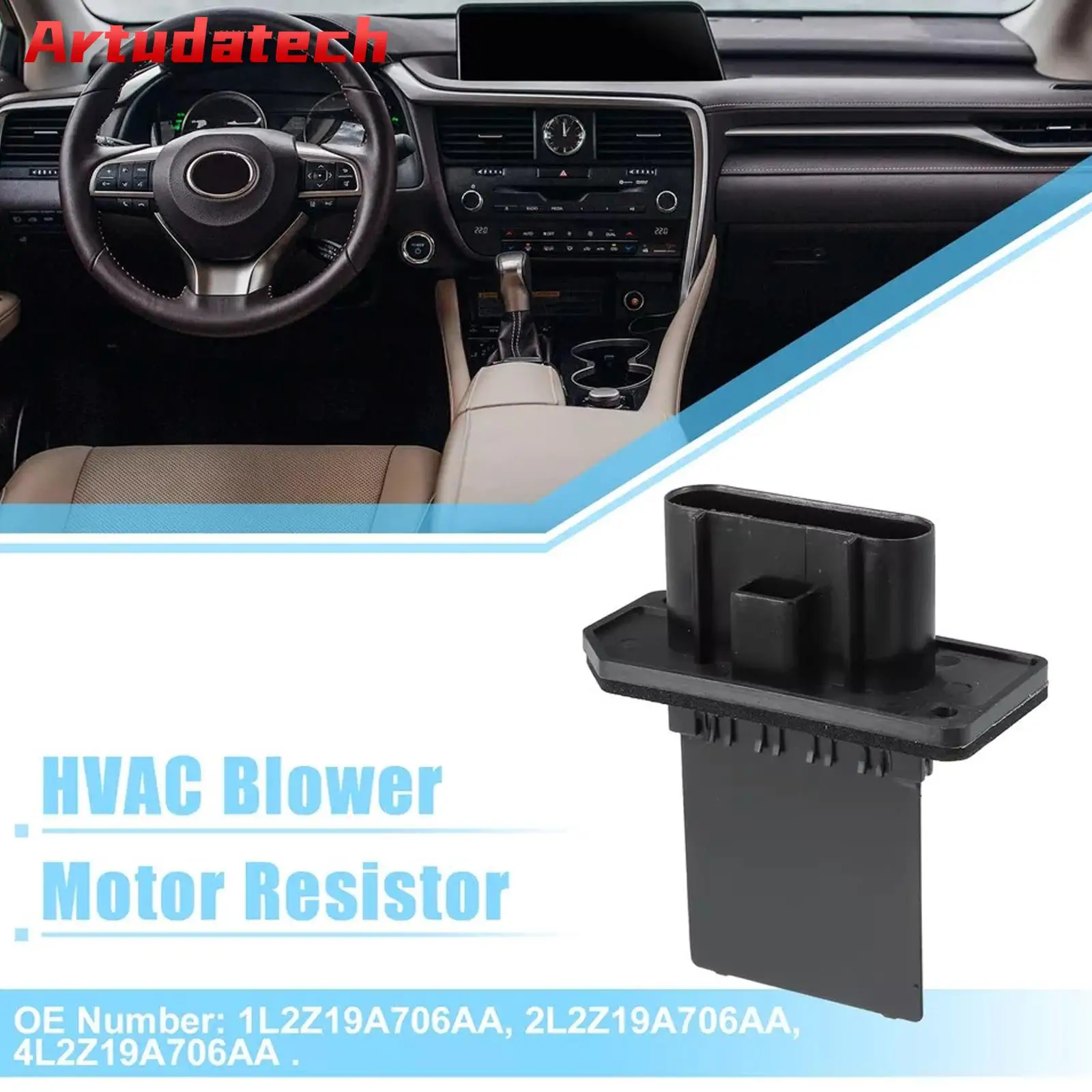 

Резистор двигателя вентилятора отопителя Artudatech 4L2Z19A706AA для Ford Expedition Explorer 03-06