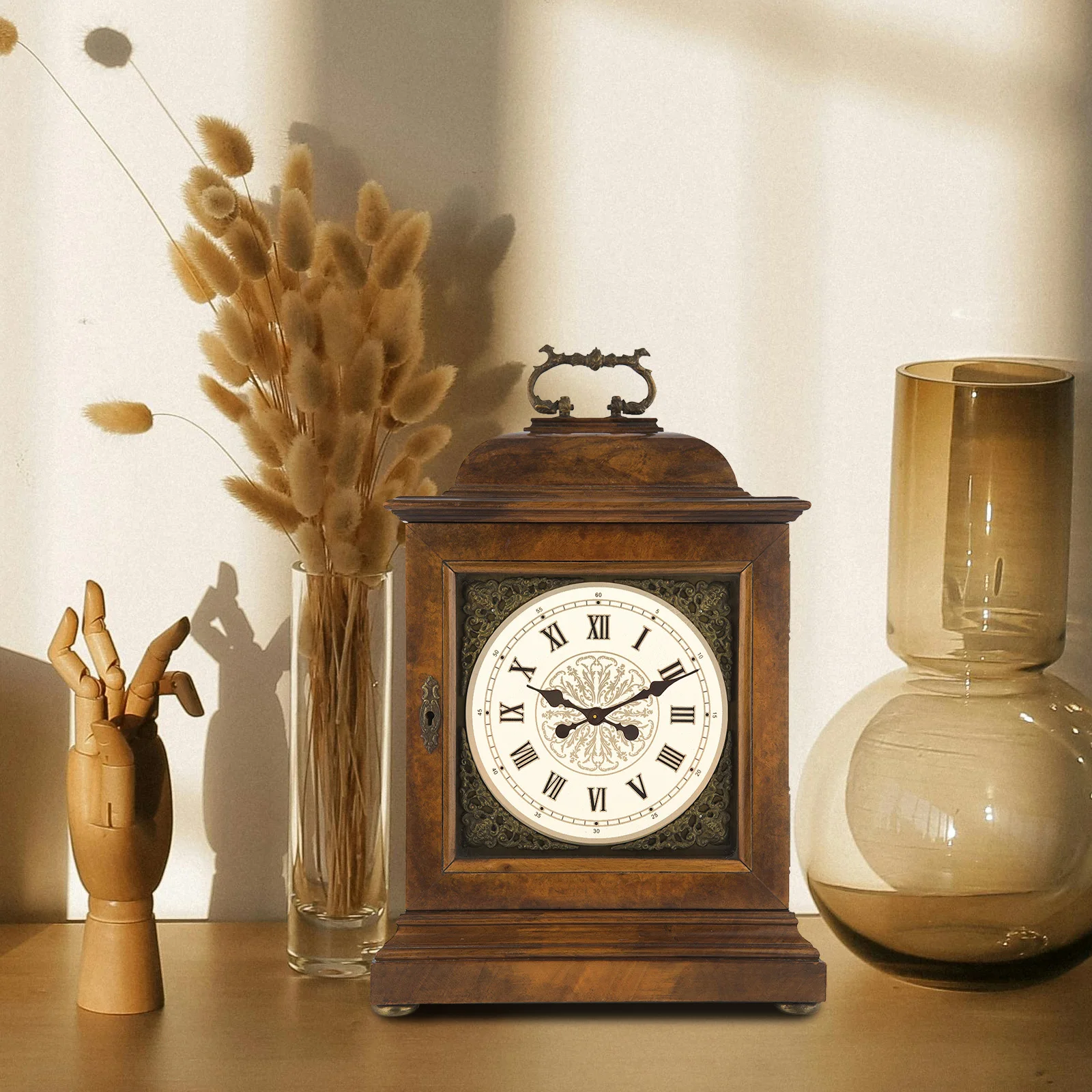 

Aluminum Dial Replacement Round Diy Face Plate Roman Numerals Wall Clock Dial For Diy Clock Movement Parts Tool Kit