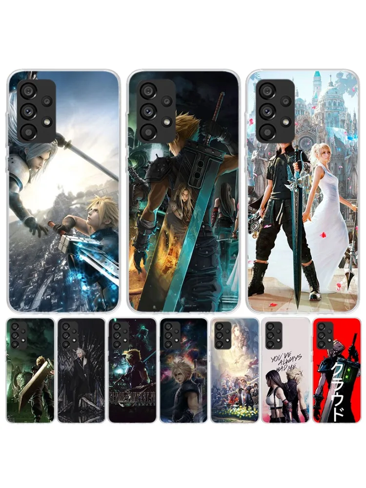 Coque de téléphone Final Fantasy Anime, étui pour Samsung Galaxy A13 A14 A15 A16 A53 A54 A55 A56 A33 A34 A35 A36 A23 A24 A25 A26 A05S A04S A15