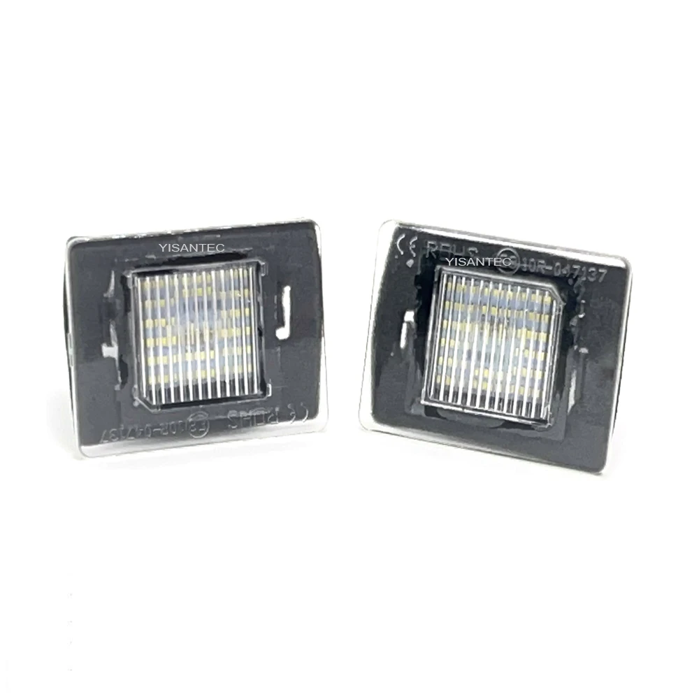 White LED Car CAN-bus License Plate Lights For Mercedes-Benz GL ML GLK GLA GLC GLE Class W176 W166 X156 X166 X204 X205 R172