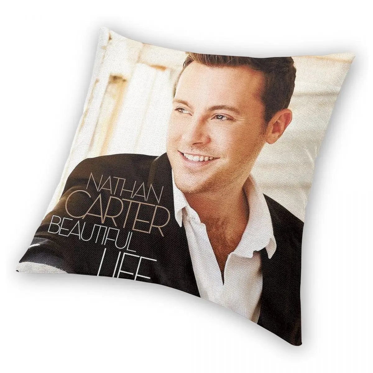 ناثان كارتر وسيم الناس ساحة المخدة البوليستر الكتان المخملية المطبوعة البريدي كسوة وسائد للزينة وسادة السرير بالجملة