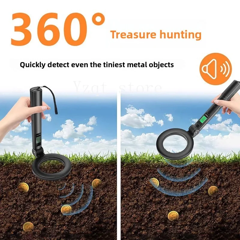 Metal detector, handheld high-precision 10 meters underground to find gold, silver and copper, field old house treasure hunting