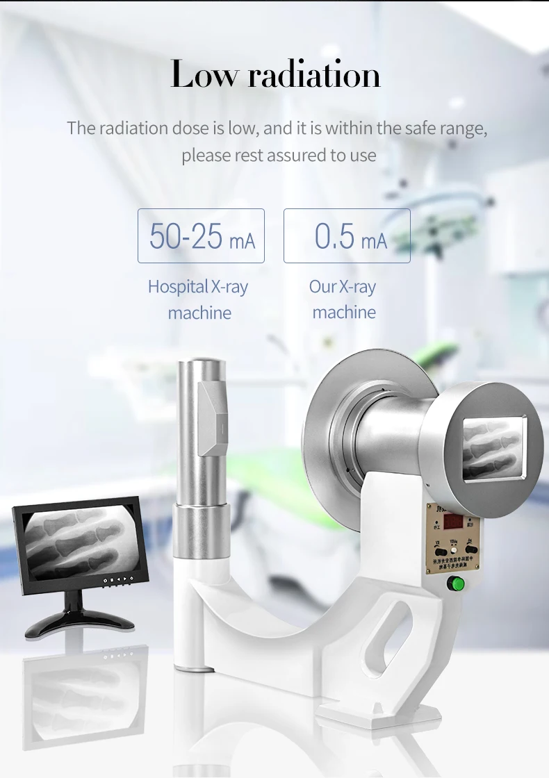 Machine de radiographie vétérinaire portable, RX humain vétérinaire numérique, prix de la machine pour l'hôpital, la clinique pour animaux de compagnie