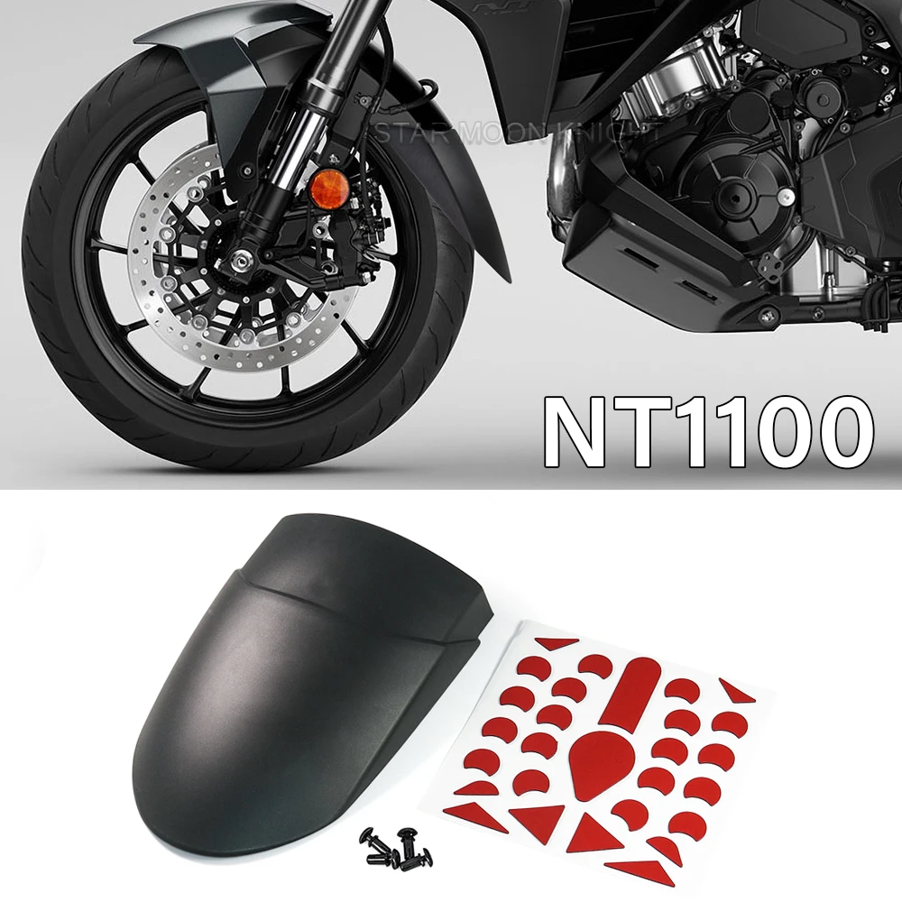 Para-choque dianteiro extensor para honda nt1100 2022-nt 1100 acessórios pára-choques extensão iengthen paralama proteção contra respingo guarda