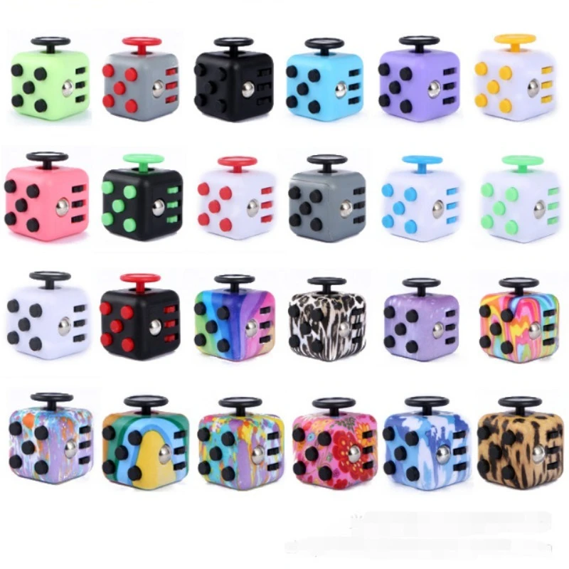 Kostka Infinity Cube, nowa kostka antystresowa na niepokój, sensoryczna układanka na palce, zabawka biurkowa, fajny gadżet EDC dla dorosłych