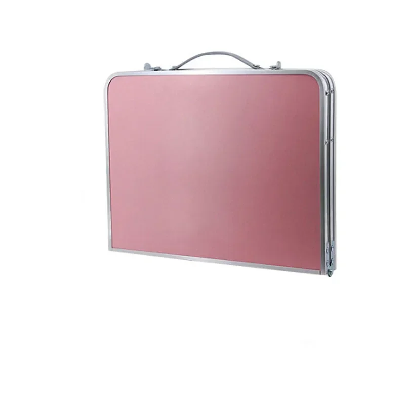 طاولة قابلة للطي مكتب التخييم سبائك الألومنيوم نزهة الجدول مقاوم للماء خفيفة للغاية الإفطار تخدم صينية السرير طاولة نزهة المحمولة #3