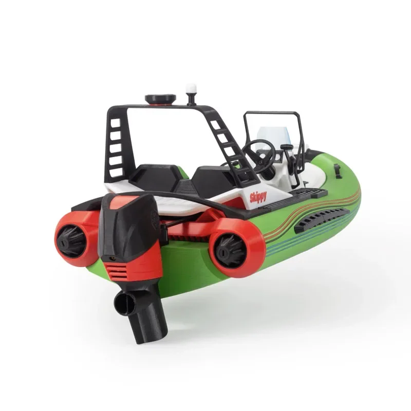 RC Jet Boat Modelo Kit, Modelo de Barco de Alta Velocidade, Brinquedo De Controle Remoto DIY, Racing Ship Assembly Kit, Modelo Elétrico, Presente