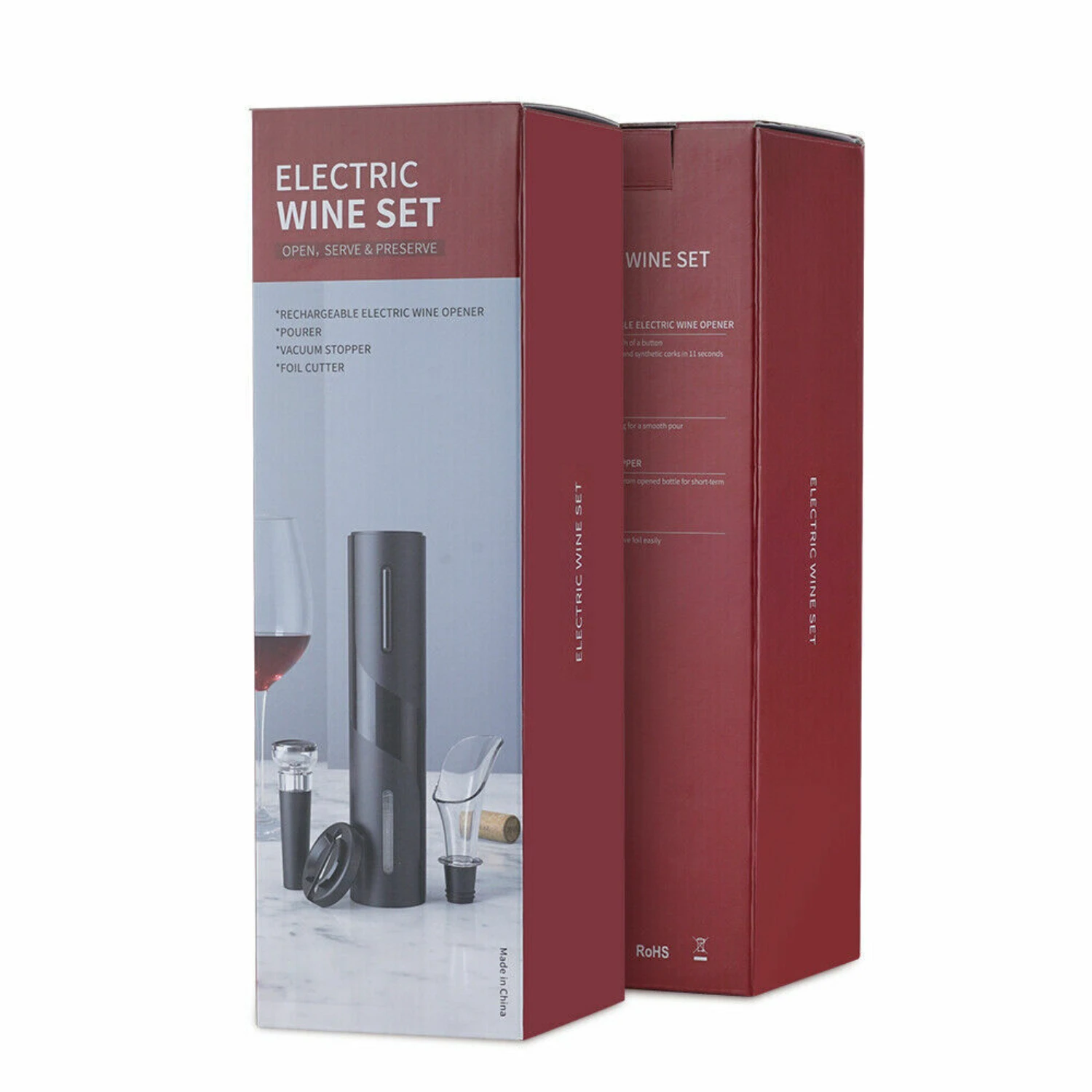 Luxurious Rechargeable Wine Preservation Set - Enhance Your Enjoyment with the Ultimate Stylish and Convenient Experience - A Di