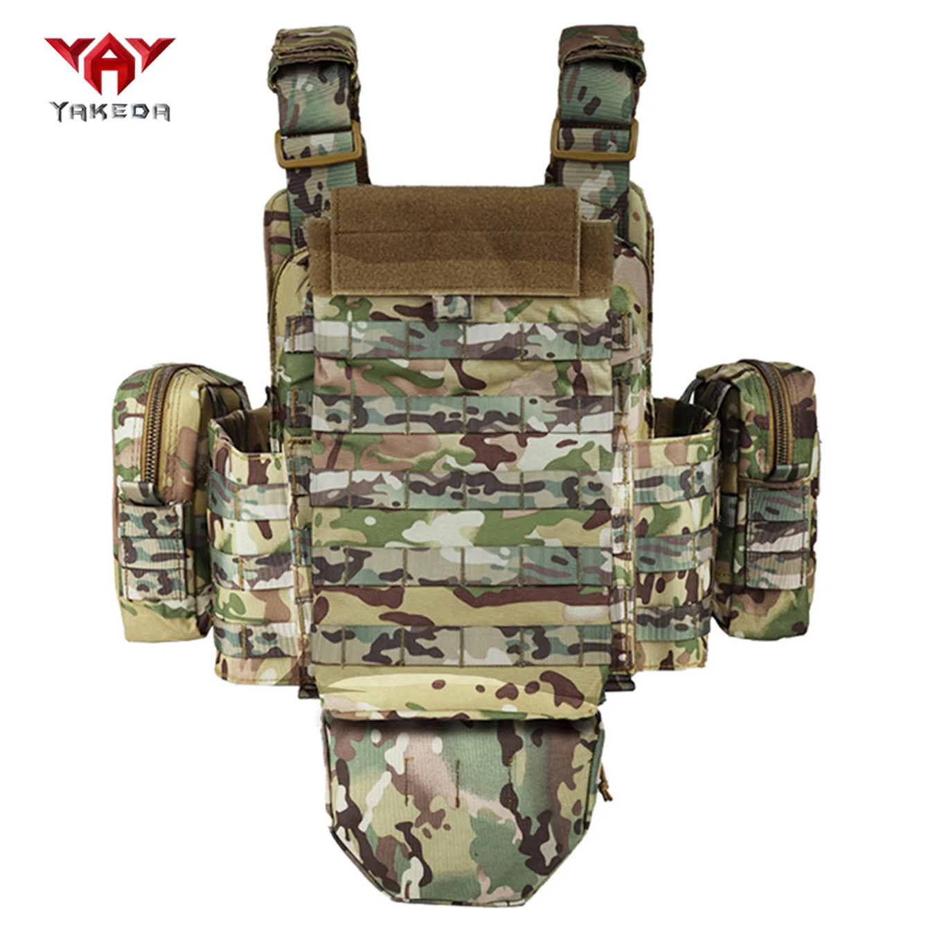 YAKEDA   The eight-piece hunting vest has multiple storage bags and is suitable for hunting training and other scenarios view 3