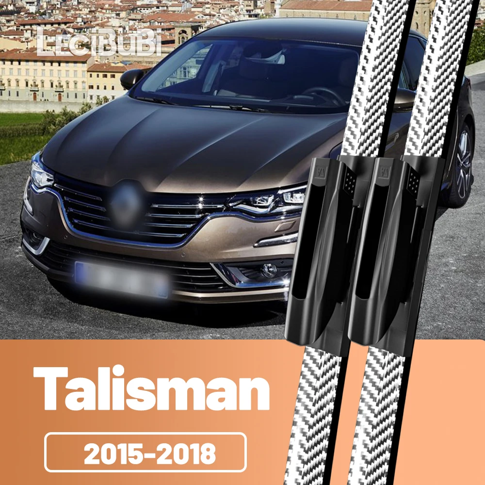 2 stücke Frontscheibe Scheibenwischerblätter Carbon Faser Scheibenwischer Für Renault Talisman 2015-2018 2016 2017