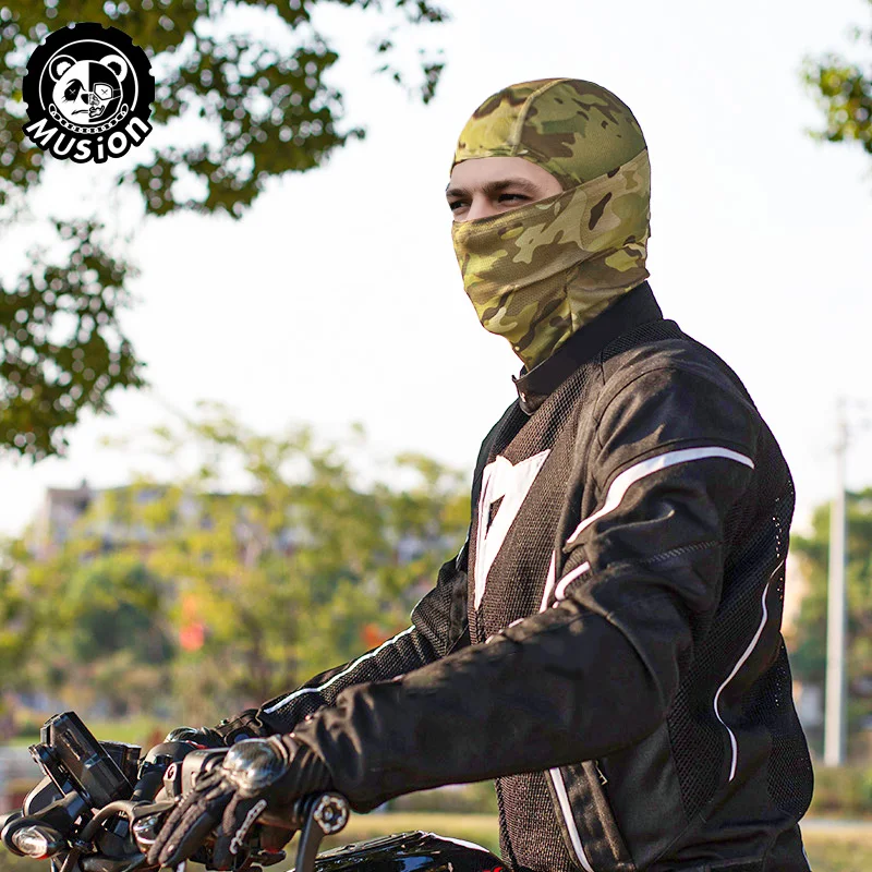 Camo Bandana Hood Headwear Balaclava Face Mask  for  Wind-Resistant Cycling Sking Hunting