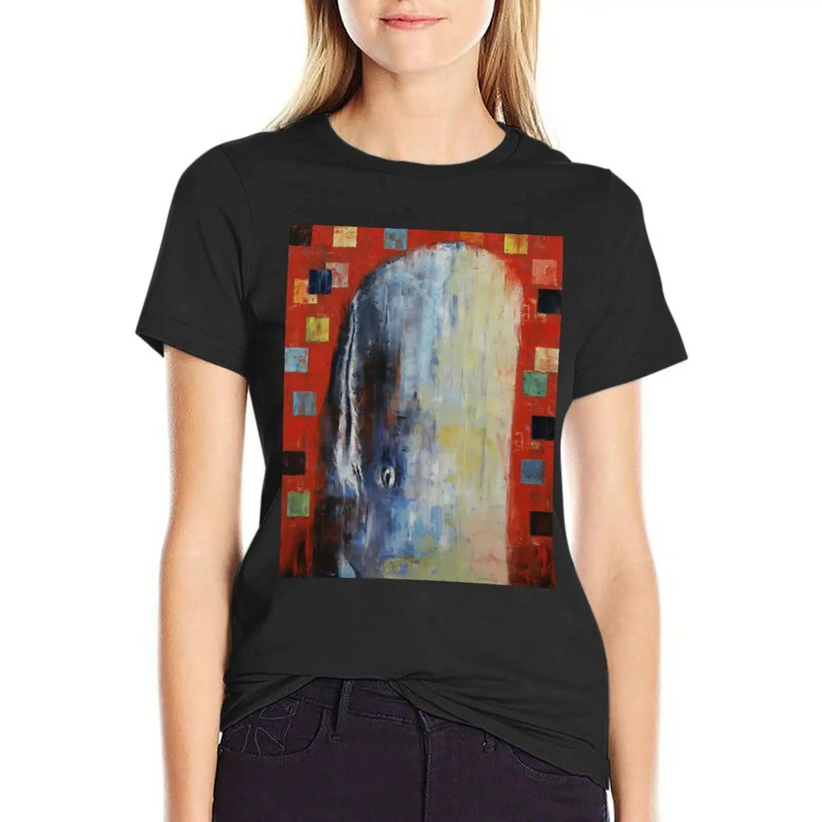 

Moby Dick T-Shirt new edition cute tops shirts graphic tees t-shirt dress for Women long