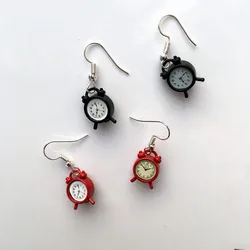 Cute Alarm Clock Earrings Vintage Alarm Clock Design Women Drop Earrings Statement Jewelry Gifts Wholesale Custom Packaging