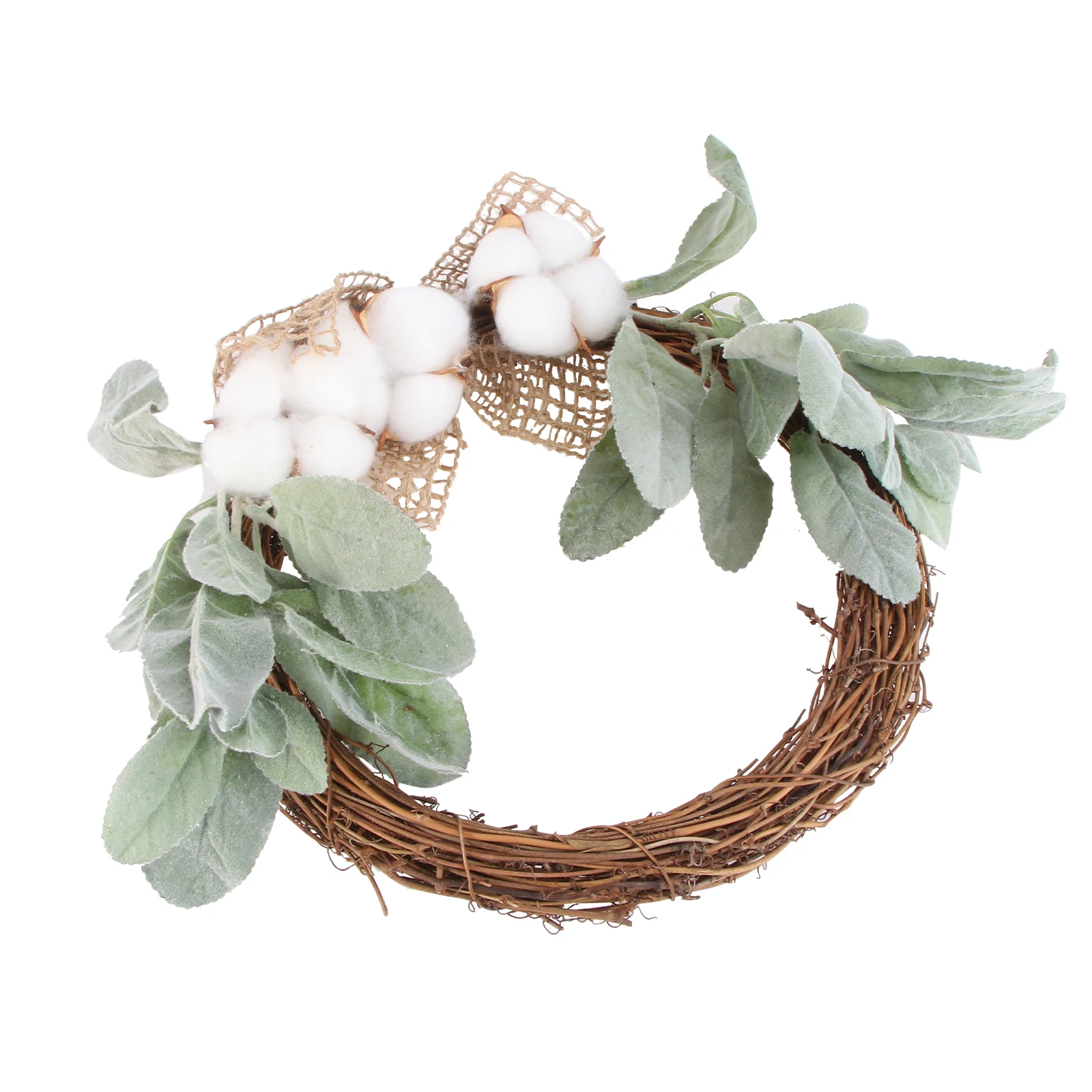 

Artificial Garland Elegant Door Hanging Decorative Spring Minimalist Hoop Floral Wall Front Home Party Garden Wreath Simulated