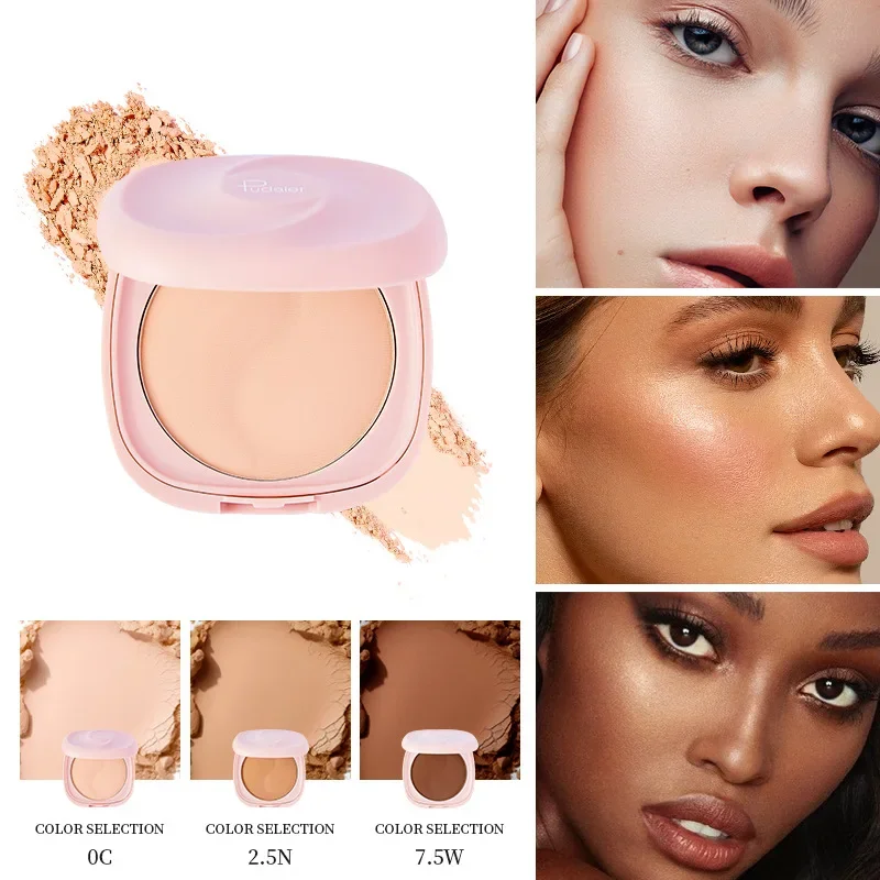 Waterproof Loose Translucent Nude Face Powder Natural Matte Women Makeup Cosmetics Lasting Control Oil Pressed Setting Powder