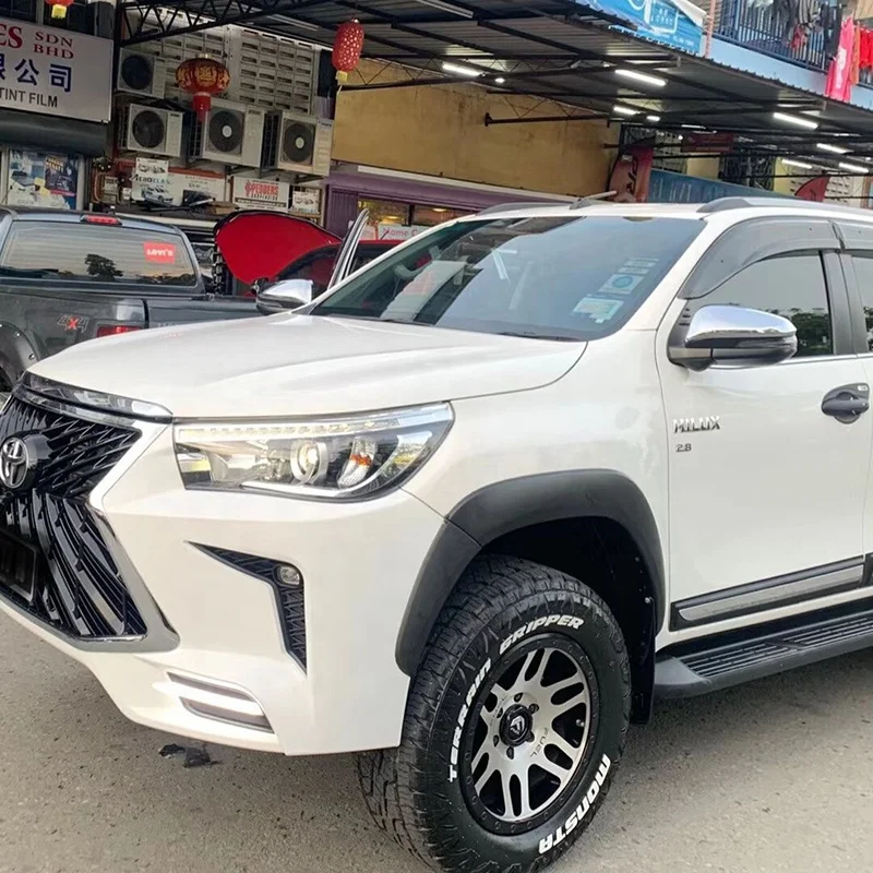 

Car Fender flares for Toyota Hilux Rocco 2018+ ABS 4x4 off road wheel arch flares for Hilux auto exterior part accessories