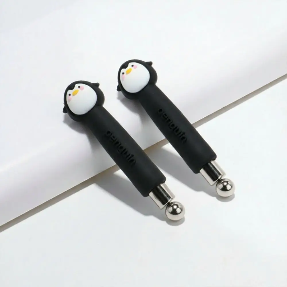 Penguin Shape Cat Eye Nail Magnet Wide Light Glass Bead Effect Multifunctional Cylindrical Cat's Eye Magnet Strong