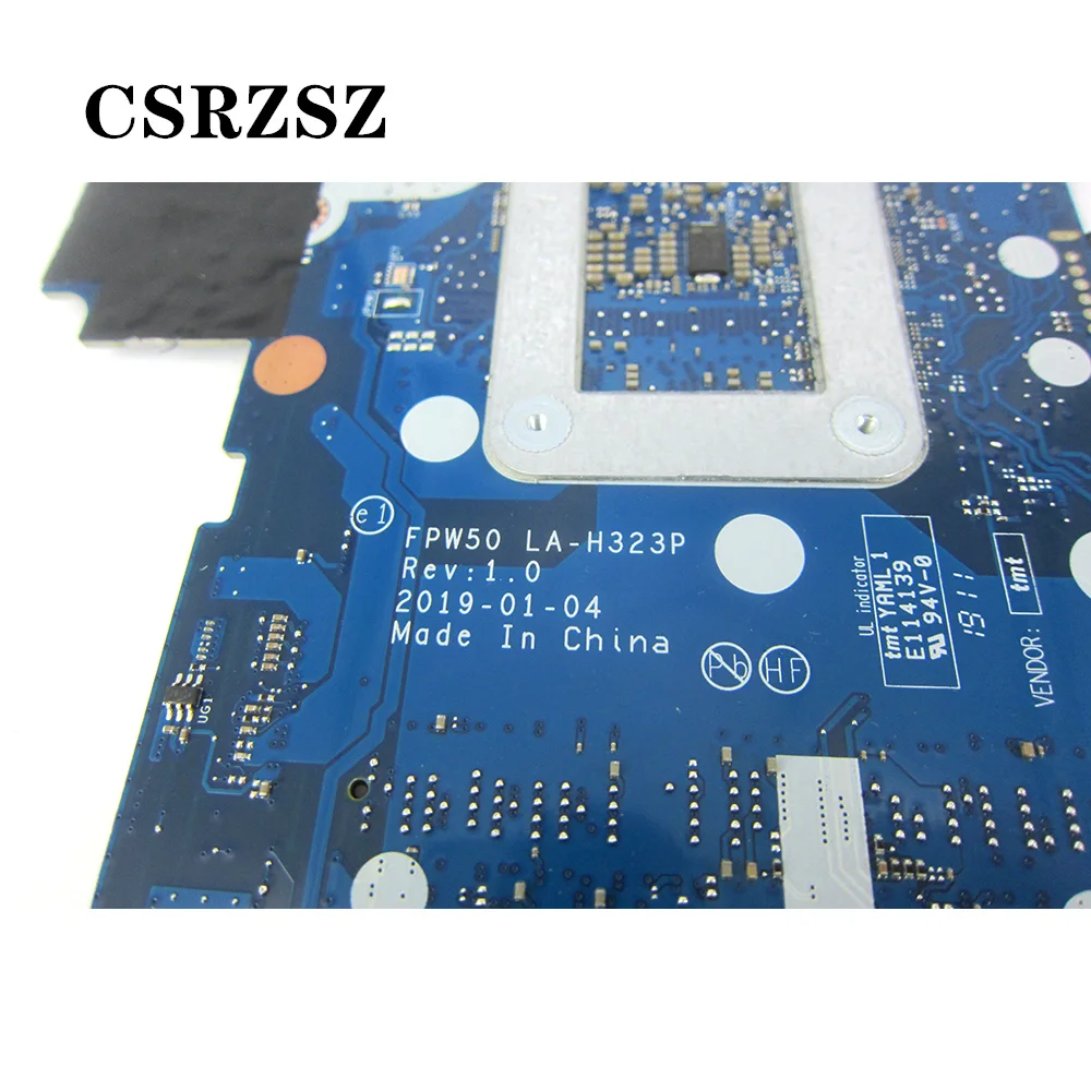 CSRZSZ For HP 15-DW Laptop motherboard FPW50 LA-H323P L51985-001 L51986-601 with i3-8145u CPU 100% Fully tested