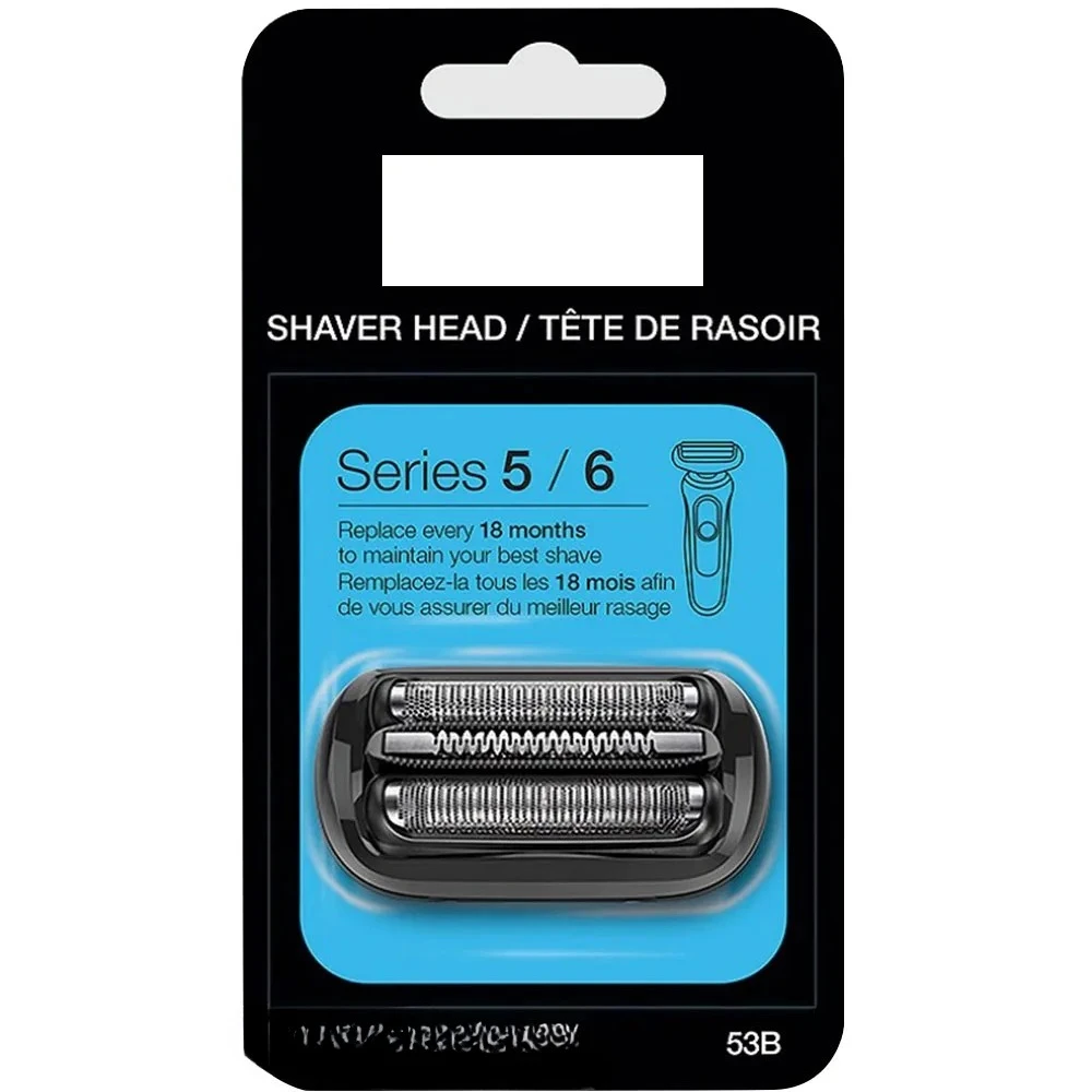 53B Replaced Electric Shaver Blade Replacement Shaver Head for Braun Electric Shaver Series 5 / 6 5762 50-B1000S 50-B1300S