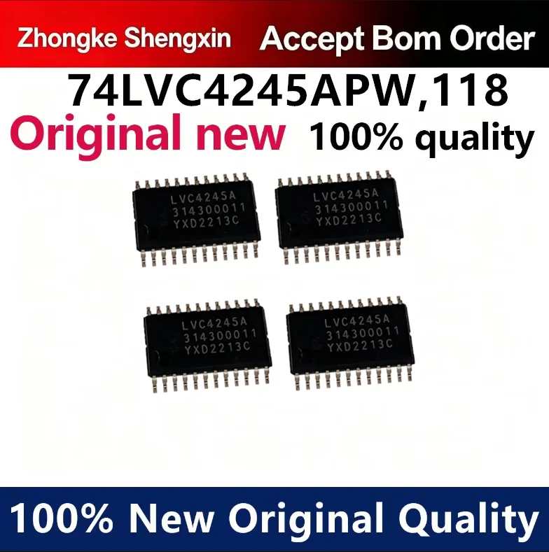 （5pcs-10pcs）Brand new original 74LVC4245APW LVC4245A TSSOP-24 eight channel dual power conversion transceiver