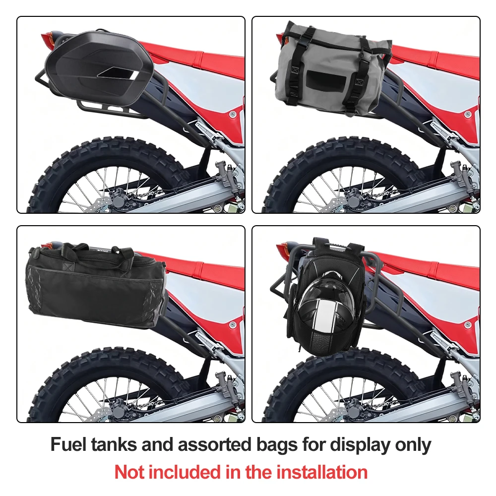 لهوندا CRF300 رالي/L 2021 2022 2023 2024 2025 دراجة نارية العديلات رف السرج دعم قوس الجانب رفوف الأمتعة